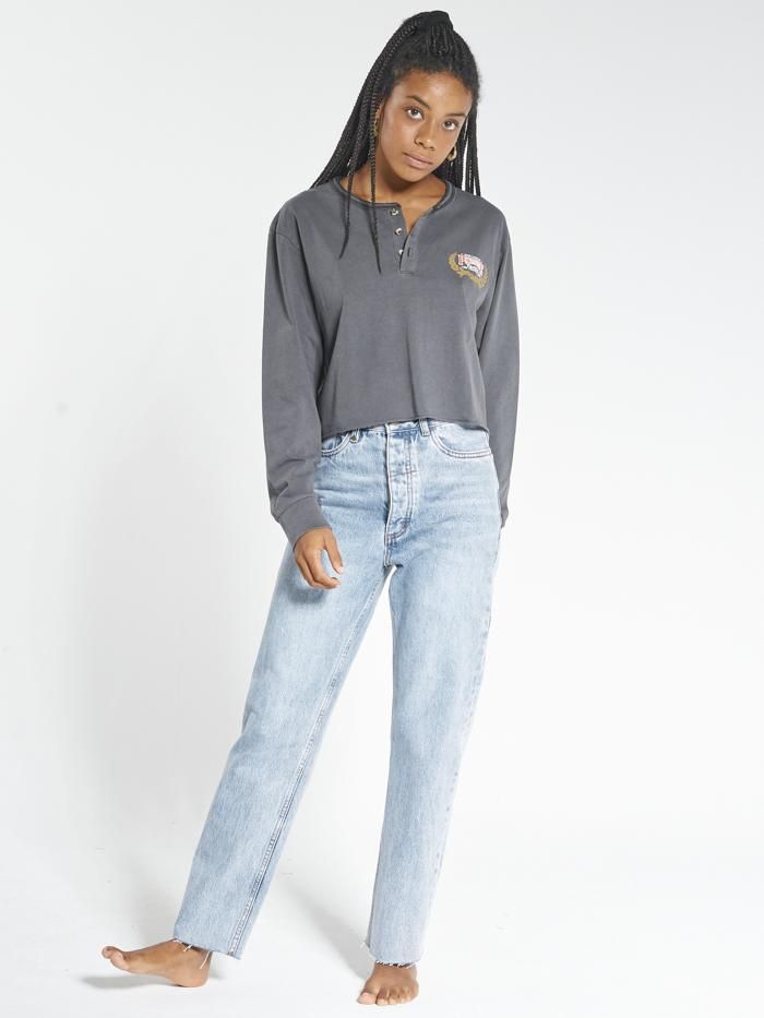 Speed Wreath LS Merch Crop Tee - Merch Black sold by Thrills product image thumbnail 4