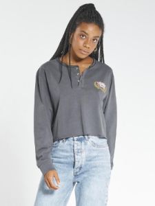 Speed Wreath LS Merch Crop Tee - Merch Black sold by Thrills