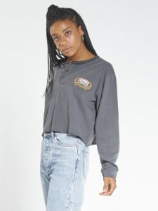 Speed Wreath LS Merch Crop Tee - Merch Black sold by Thrills