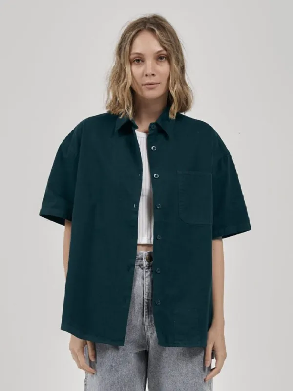Hard Yakka x Thrills SS Work Shirt - Yakka Green sold by Thrills