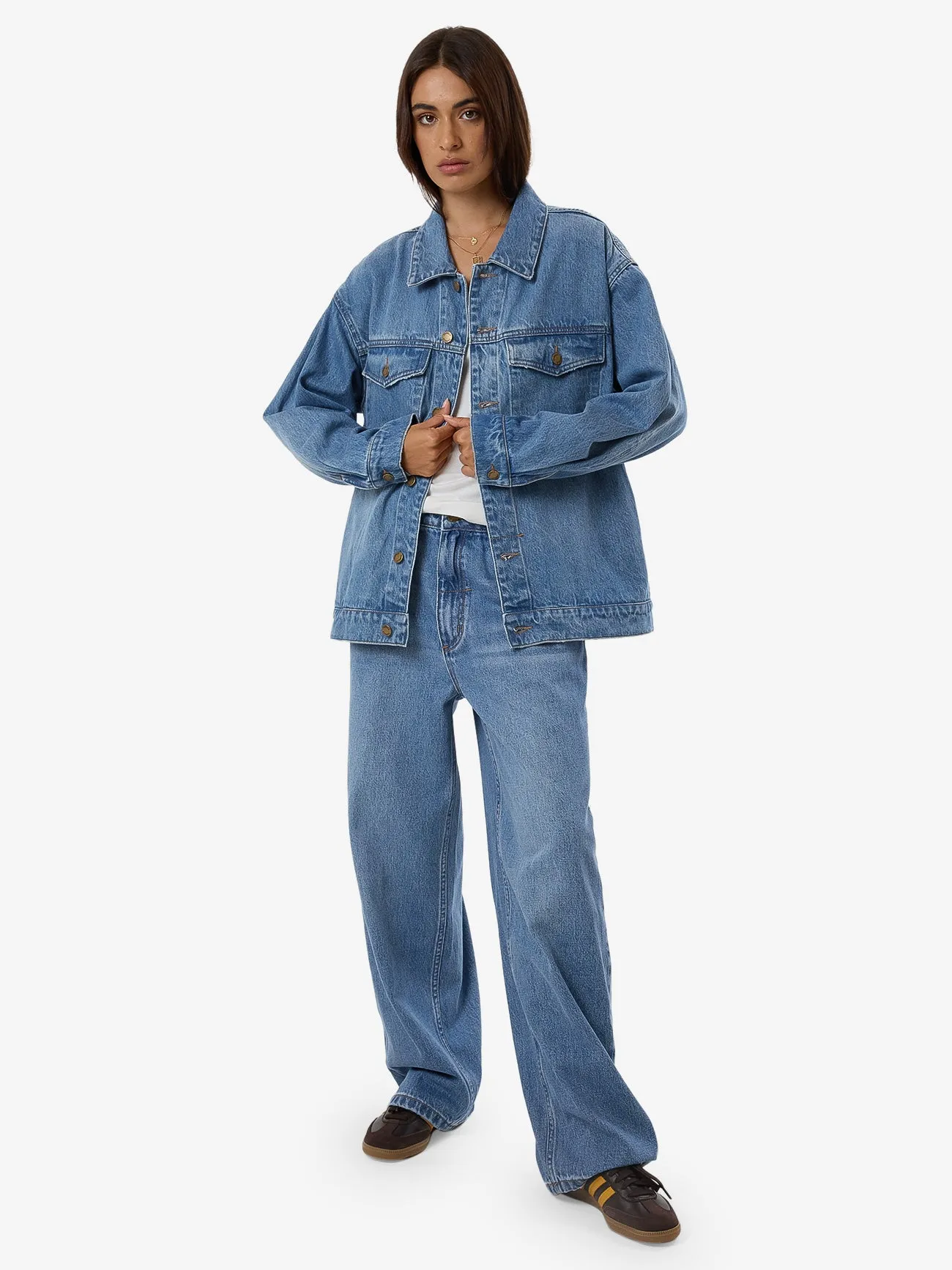 Morgan Jacket - Dark Dust Blue sold by Thrills product image thumbnail 5