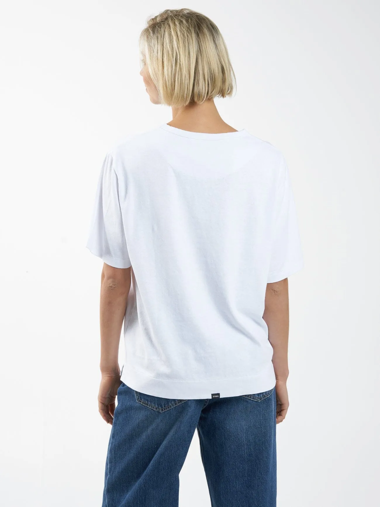 Hemp Box Tee - White sold by Thrills product image thumbnail 5