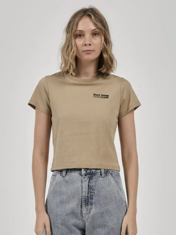 Hard Yakka x Thrills Double Double Mini Tee - Yakka Tan sold by Thrills