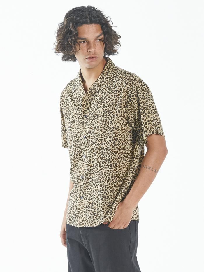 Mild Animal Bowling Shirt - Tan sold by Thrills product image thumbnail 3