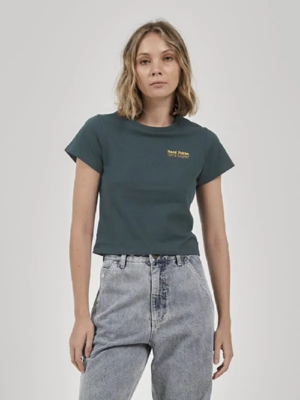 Hard Yakka x Thrills Double Double Mini Tee - Yakka Green sold by Thrills