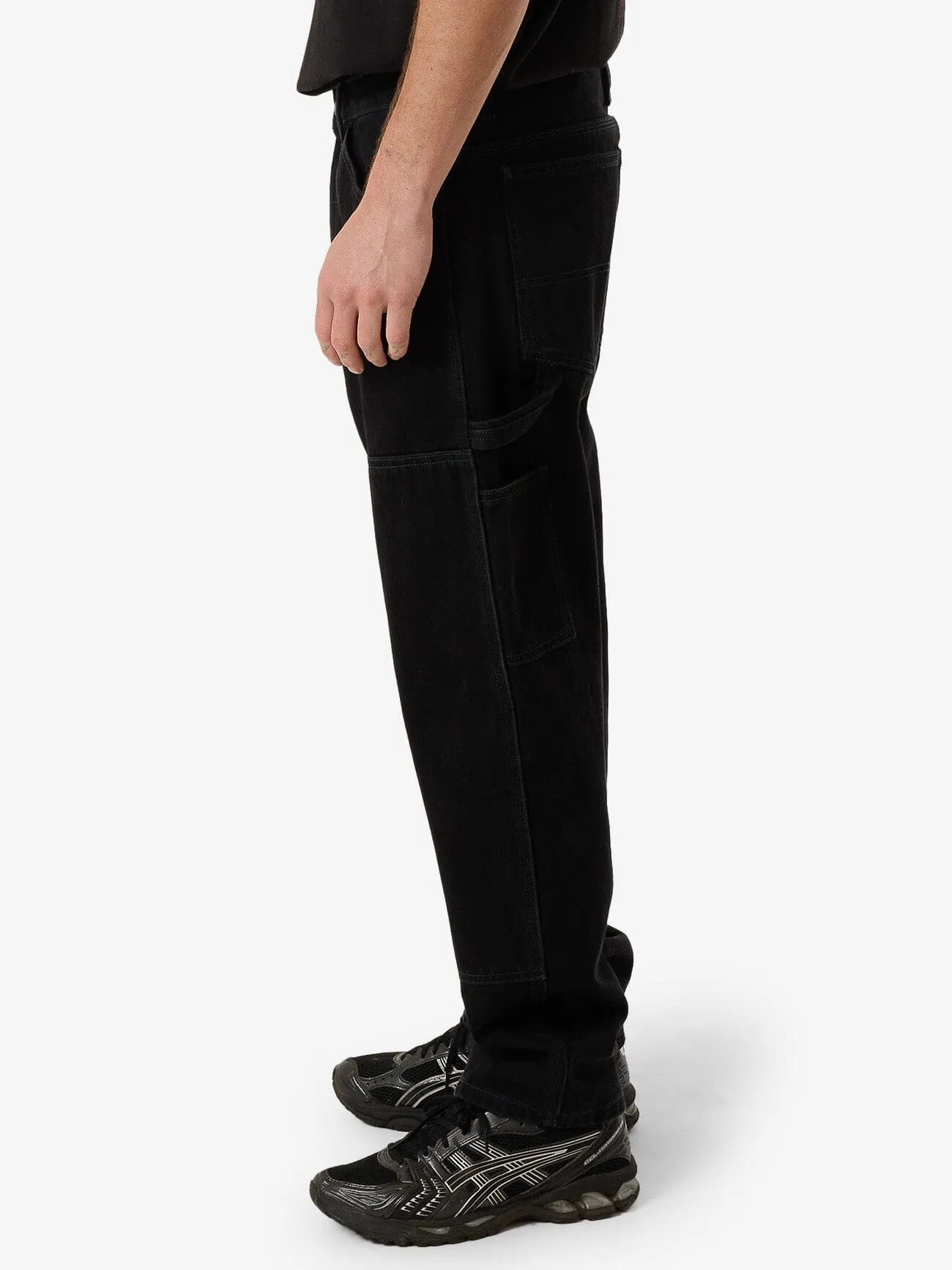 Carpenter Double Knee Pant - Black Rinse sold by Thrills product image thumbnail 3