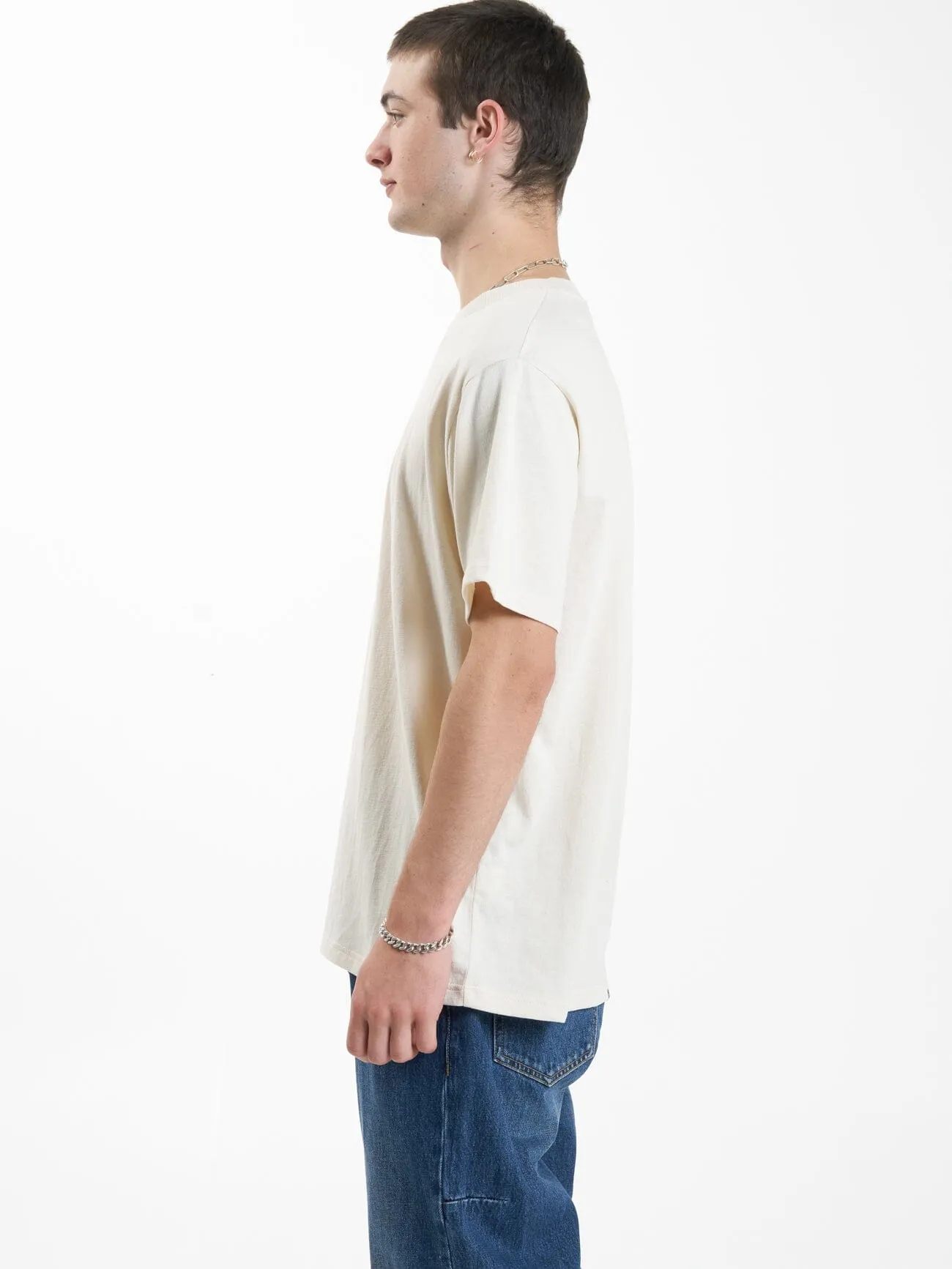 Steadfast Merch Fit Tee - Unbleached sold by Thrills product image thumbnail 3
