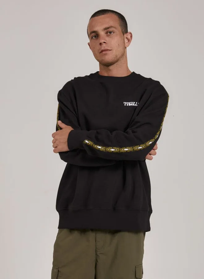 Guardian Oversize Crew - Black sold by Thrills