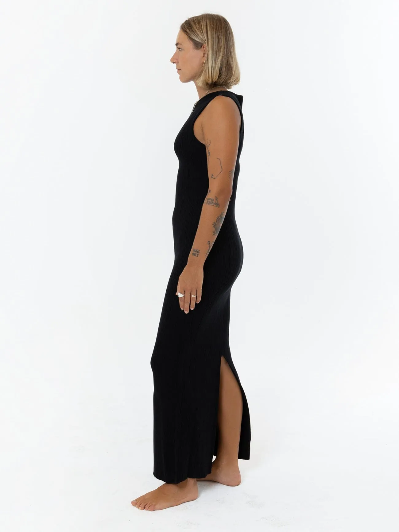 Stella Knit Dress - Black sold by Thrills product image thumbnail 3