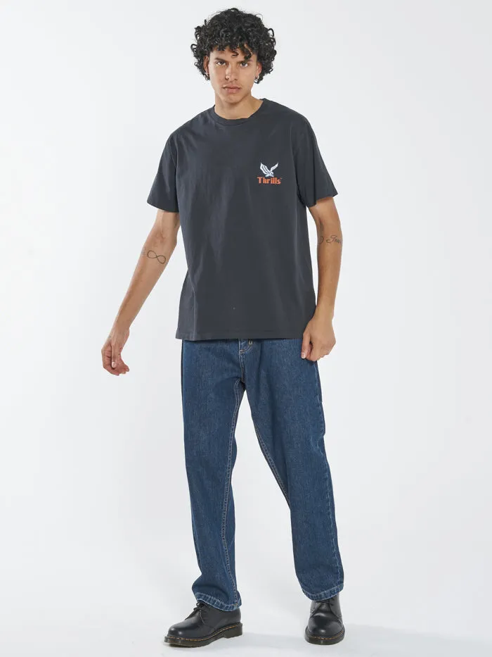 Not Forgotten Merch Fit Tee - Twilight Black sold by Thrills product image thumbnail 3