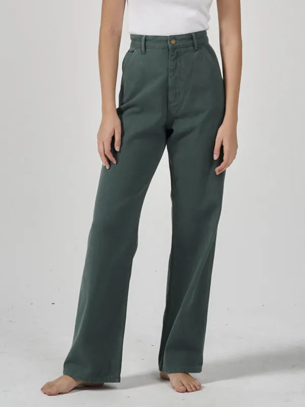 Carpenter Full Length Pant - Mallard Green sold by Thrills