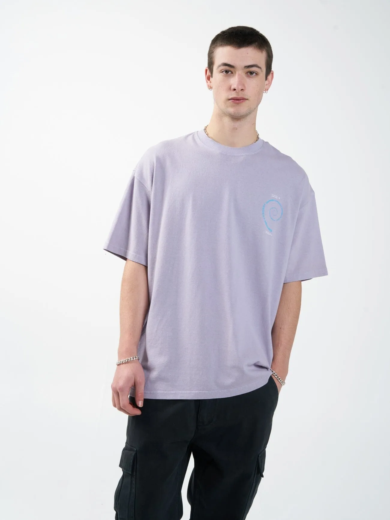 New Meetings Oversized Fit Tee - Lavendar sold by Thrills product image thumbnail 3