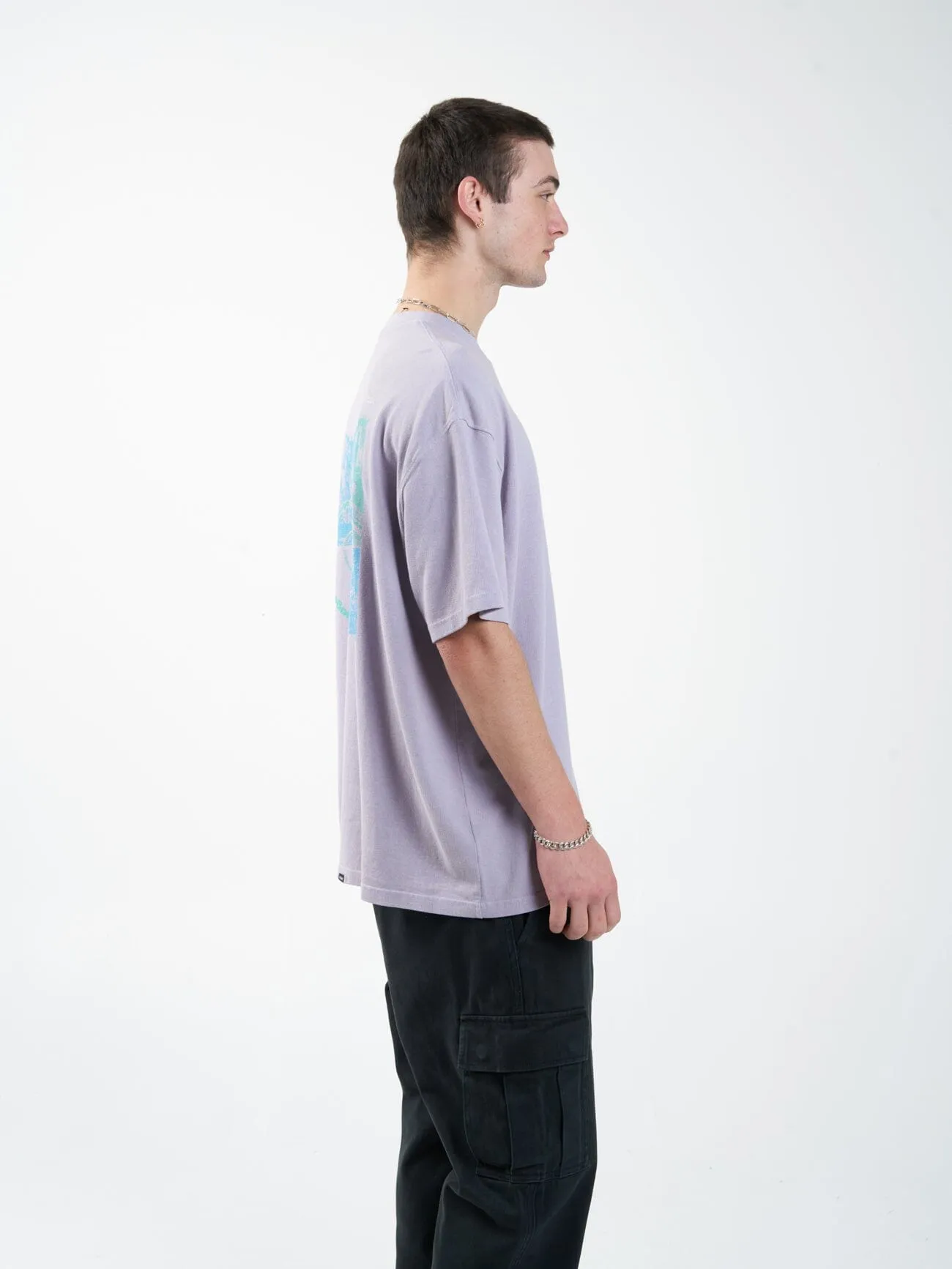 New Meetings Oversized Fit Tee - Lavendar sold by Thrills product image thumbnail 4