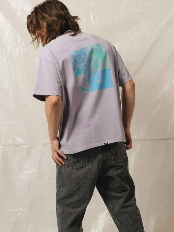 New Meetings Oversized Fit Tee - Lavendar sold by Thrills