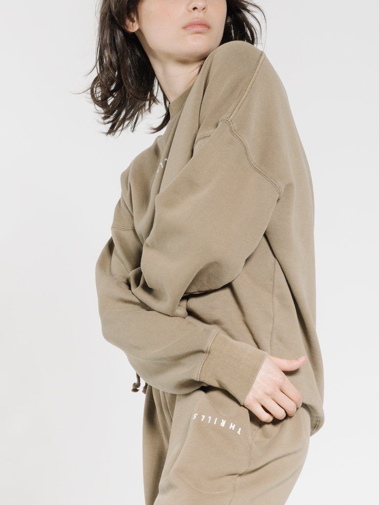 Minimal Thrills Slouch Crew - Moss sold by Thrills product image thumbnail 4