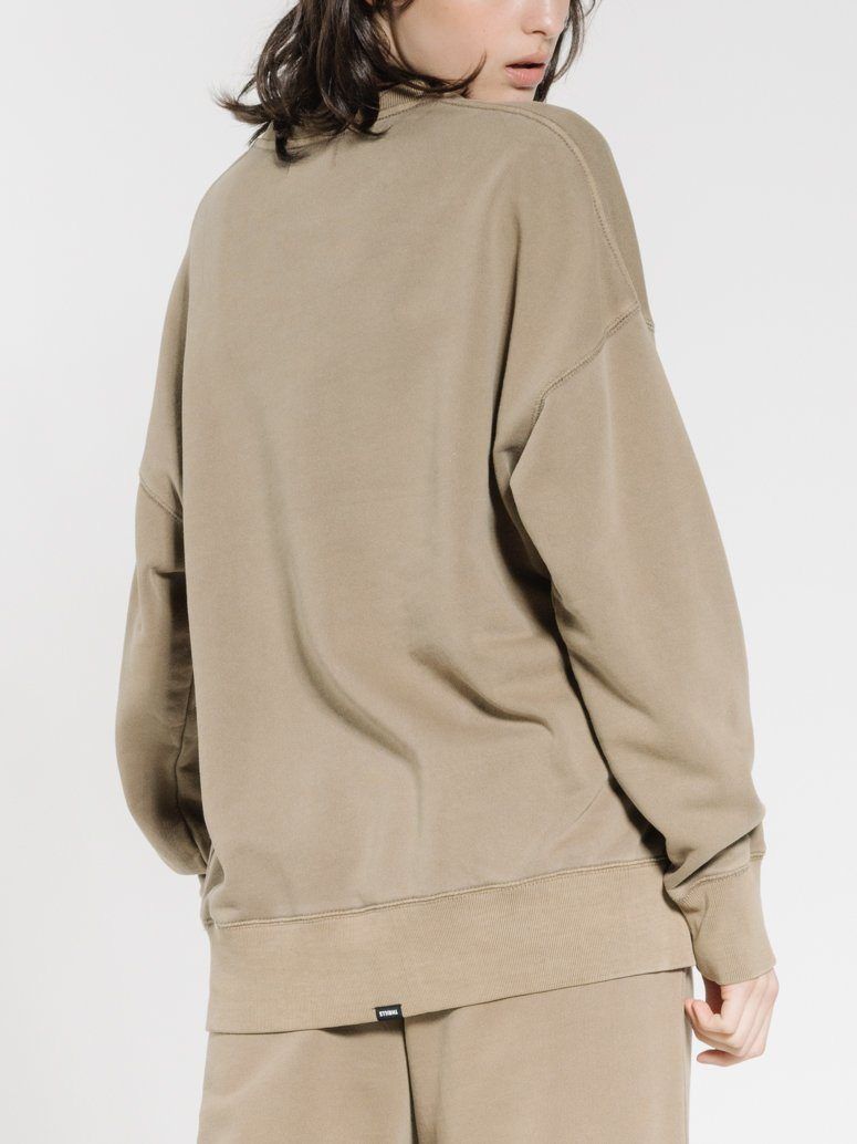 Minimal Thrills Slouch Crew - Moss sold by Thrills product image thumbnail 5