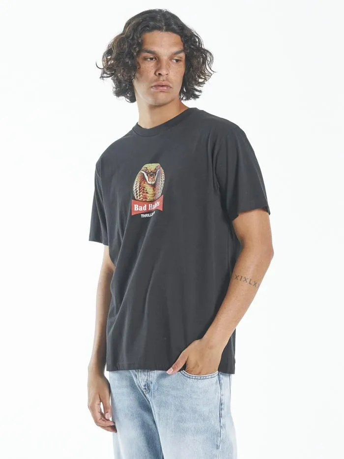 King Habits Merch Fit Tee - Black sold by Thrills