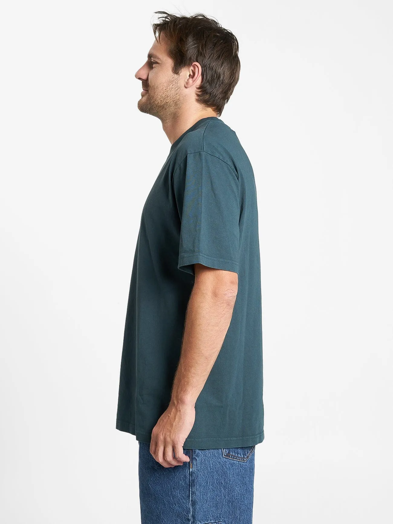 Thrills Military Oversize Fit Tee - Jasper Green sold by Thrills product image thumbnail 4