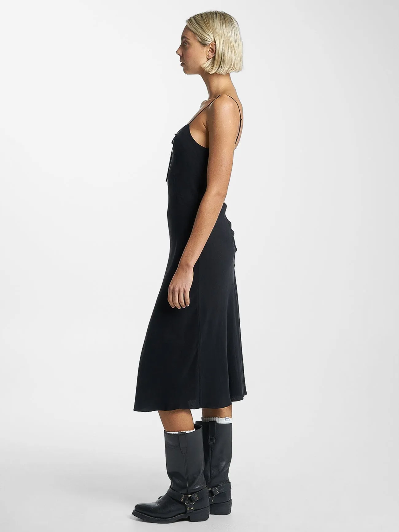 Natalia Slip Dress - Antique Black sold by Thrills product image thumbnail 4