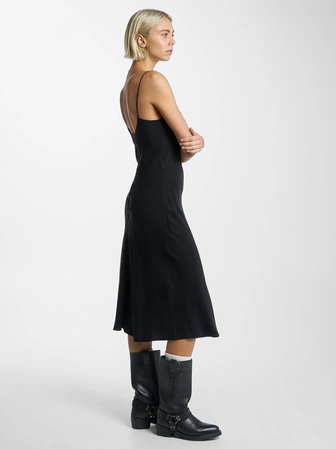 Natalia Slip Dress - Antique Black sold by Thrills product image thumbnail 5