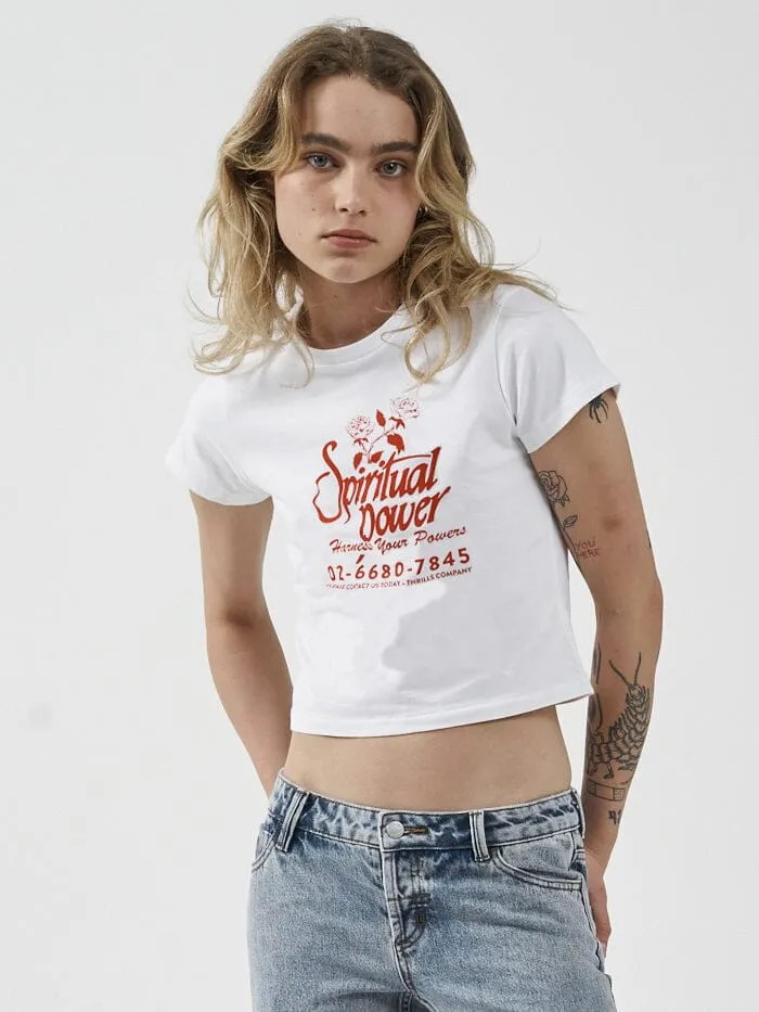 Harness Your Power Mini Tee - White sold by Thrills