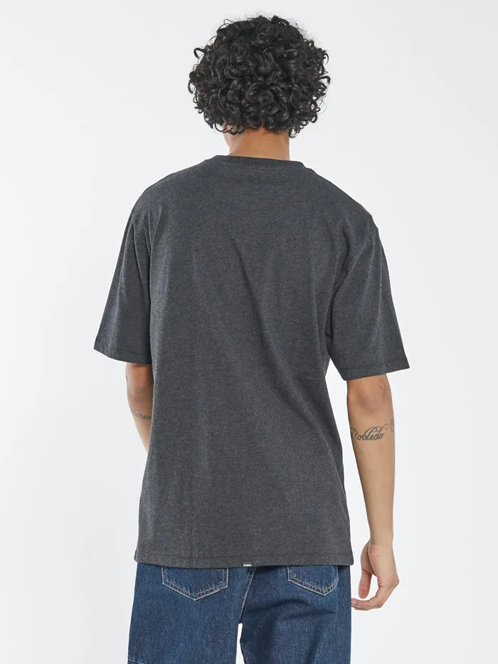 Thrills Limitless Oversize Fit Tee - Black Heather sold by Thrills product image thumbnail 2