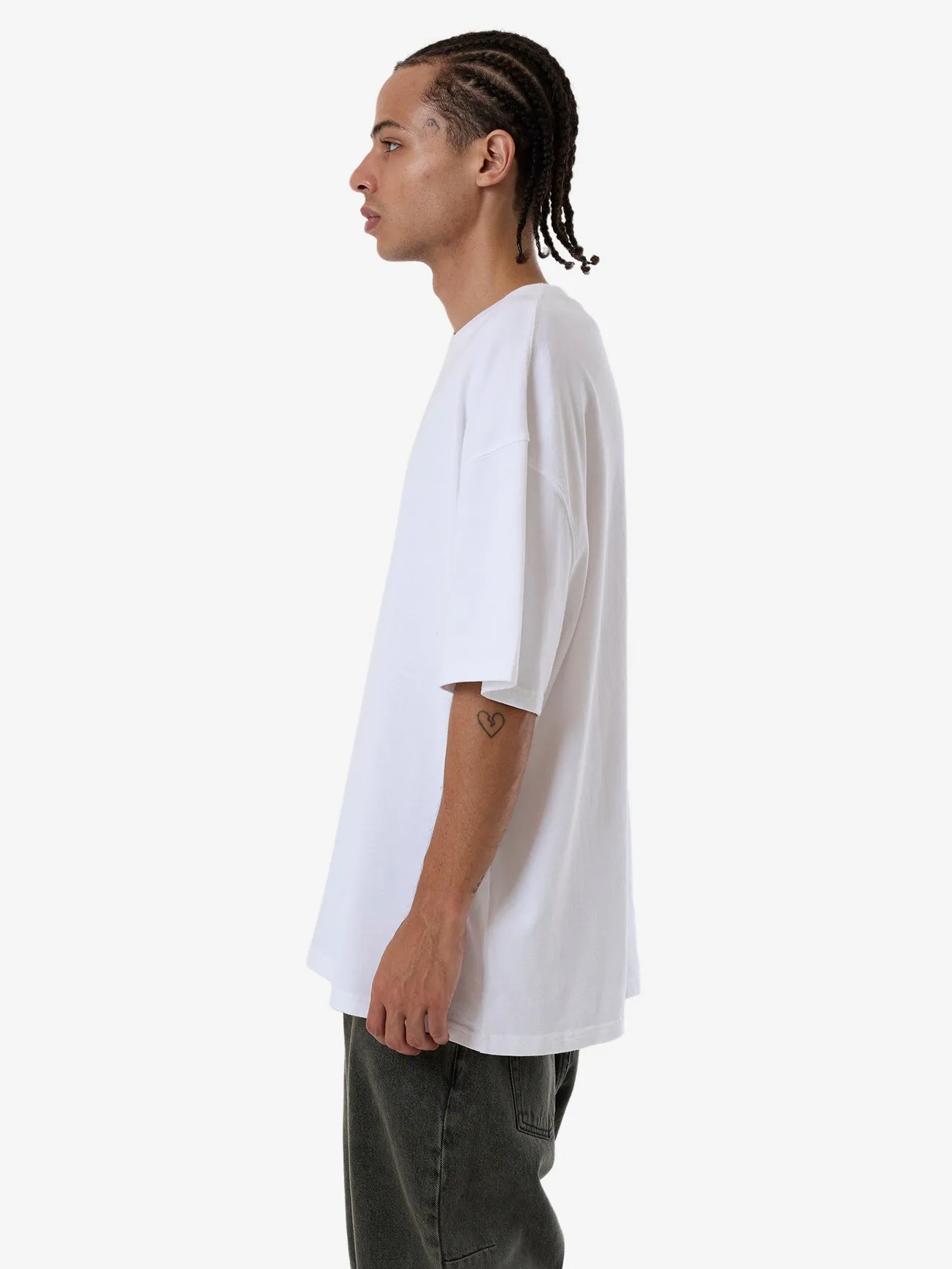 Natural Remedy Box Fit Oversize Tee - White sold by Thrills product image thumbnail 5
