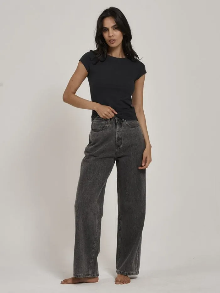 Hemp Cap Sleeve Tee - Petrol sold by Thrills product image thumbnail 4