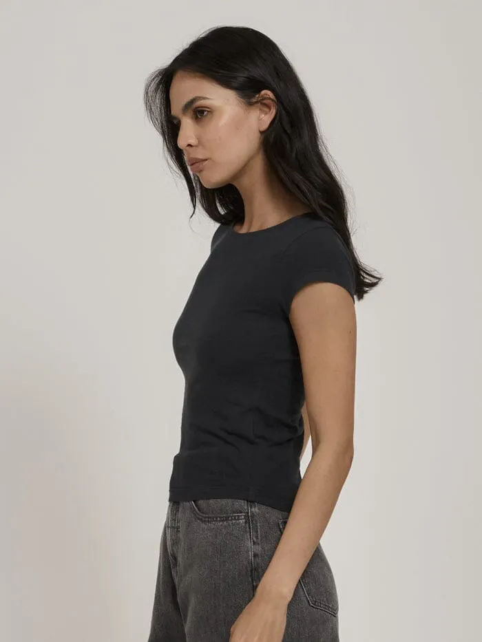 Hemp Cap Sleeve Tee - Petrol sold by Thrills product image thumbnail 3