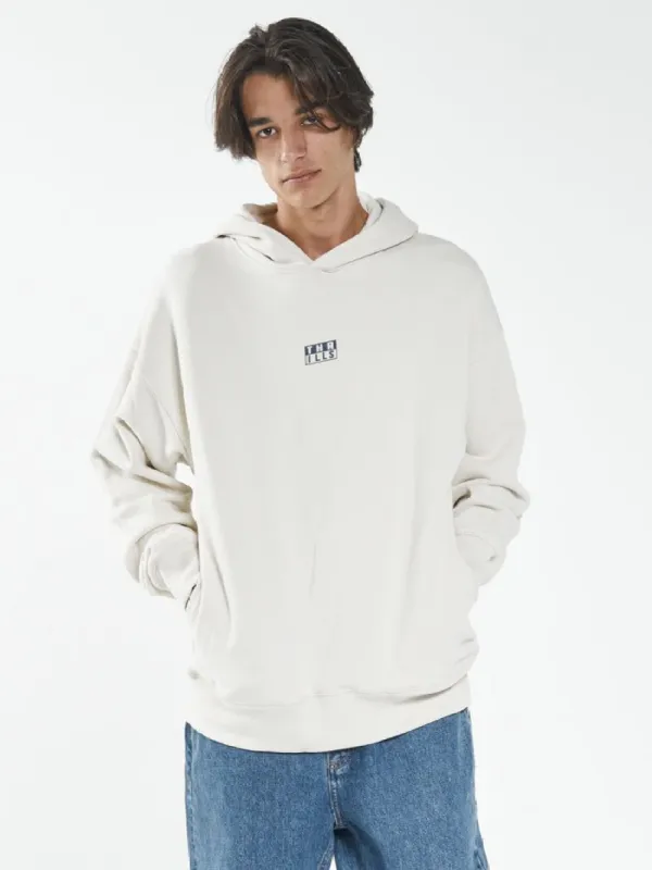 Thrills Stack Slouch Pull On Hood - Heritage White sold by Thrills