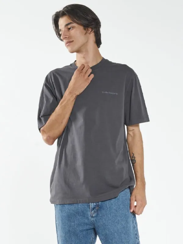 Normal Situations Oversize Fit Tee - Dark Charcoal sold by Thrills