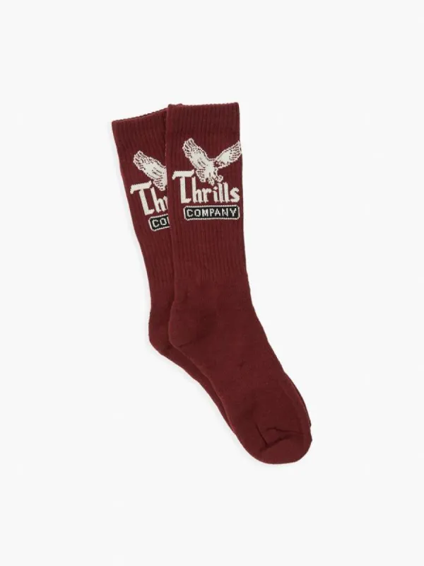 Landed Sock - Blood Red sold by Thrills