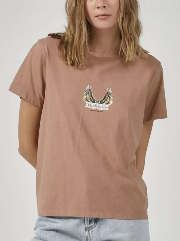 Wind Beneath Relax Fit Tee - Cork sold by Thrills