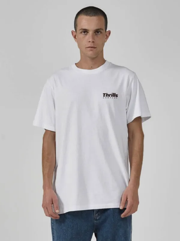 The Paradox of Paradise Merch Fit Tee - White sold by Thrills