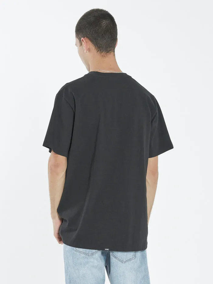 Flaming Dart Merch Fit Tee - Black sold by Thrills product image thumbnail 2