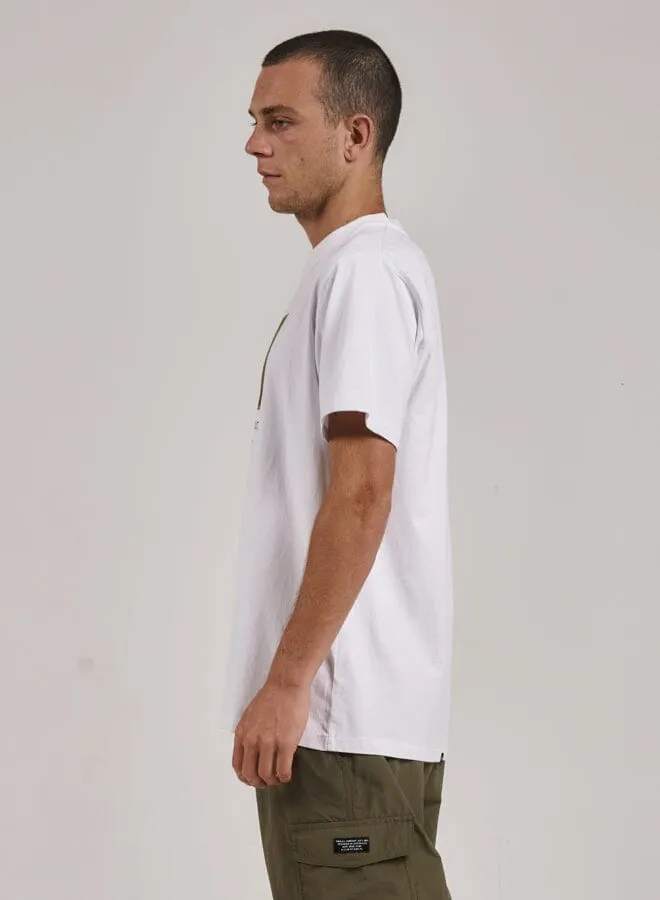 Below Your Mind Merch Fit Tee - White sold by Thrills product image thumbnail 3
