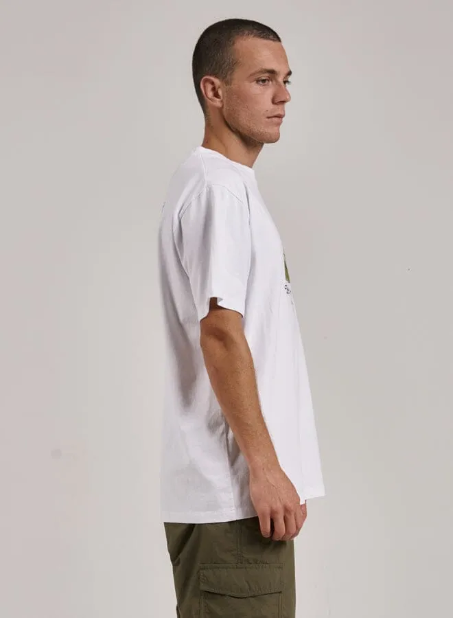 Below Your Mind Merch Fit Tee - White sold by Thrills product image thumbnail 4