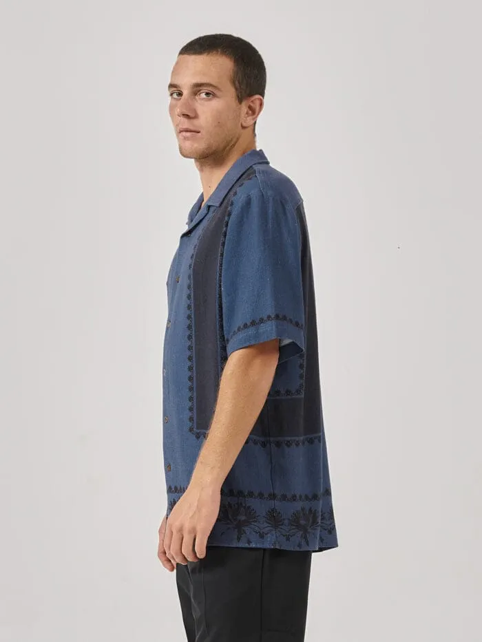 Evolve Bowling Shirt - Blue Indigo sold by Thrills product image thumbnail 3