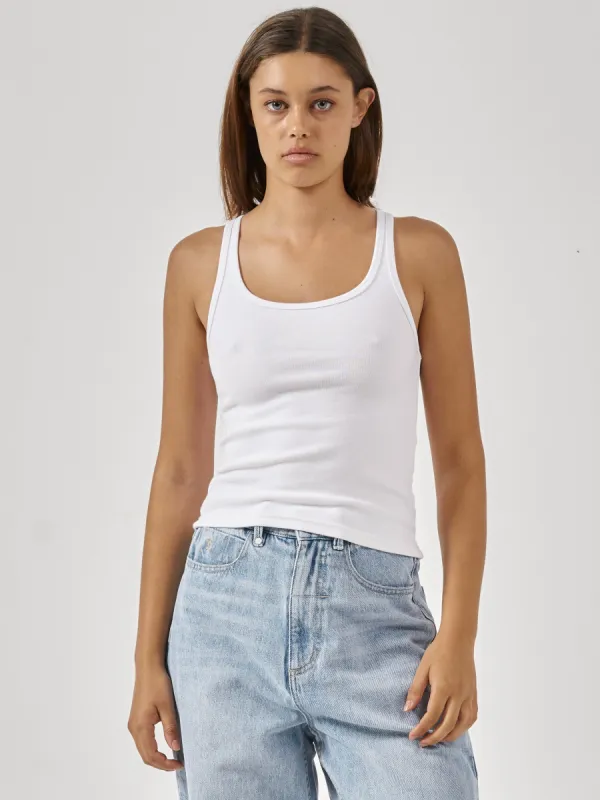 Sydney Plunge Tank - White sold by Thrills