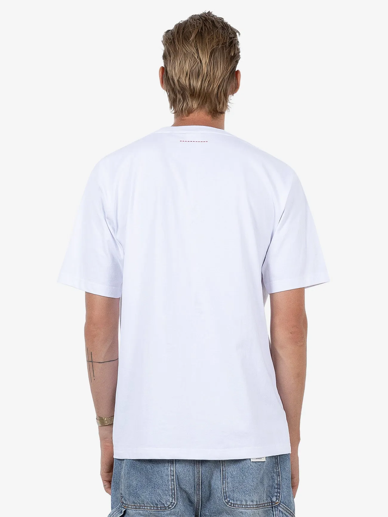 HYC Workmate Oversize Fit Tee - White sold by Thrills product image thumbnail 2