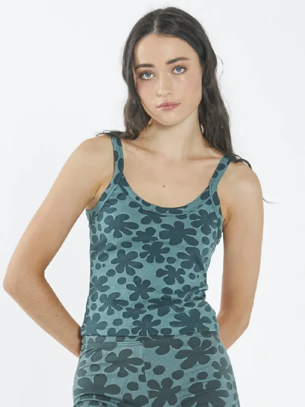 Layla Tank - Vintage Teal sold by Thrills