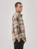 Coat Of Thrills Twill Flannel Shirt - Sandstone sold by Thrills