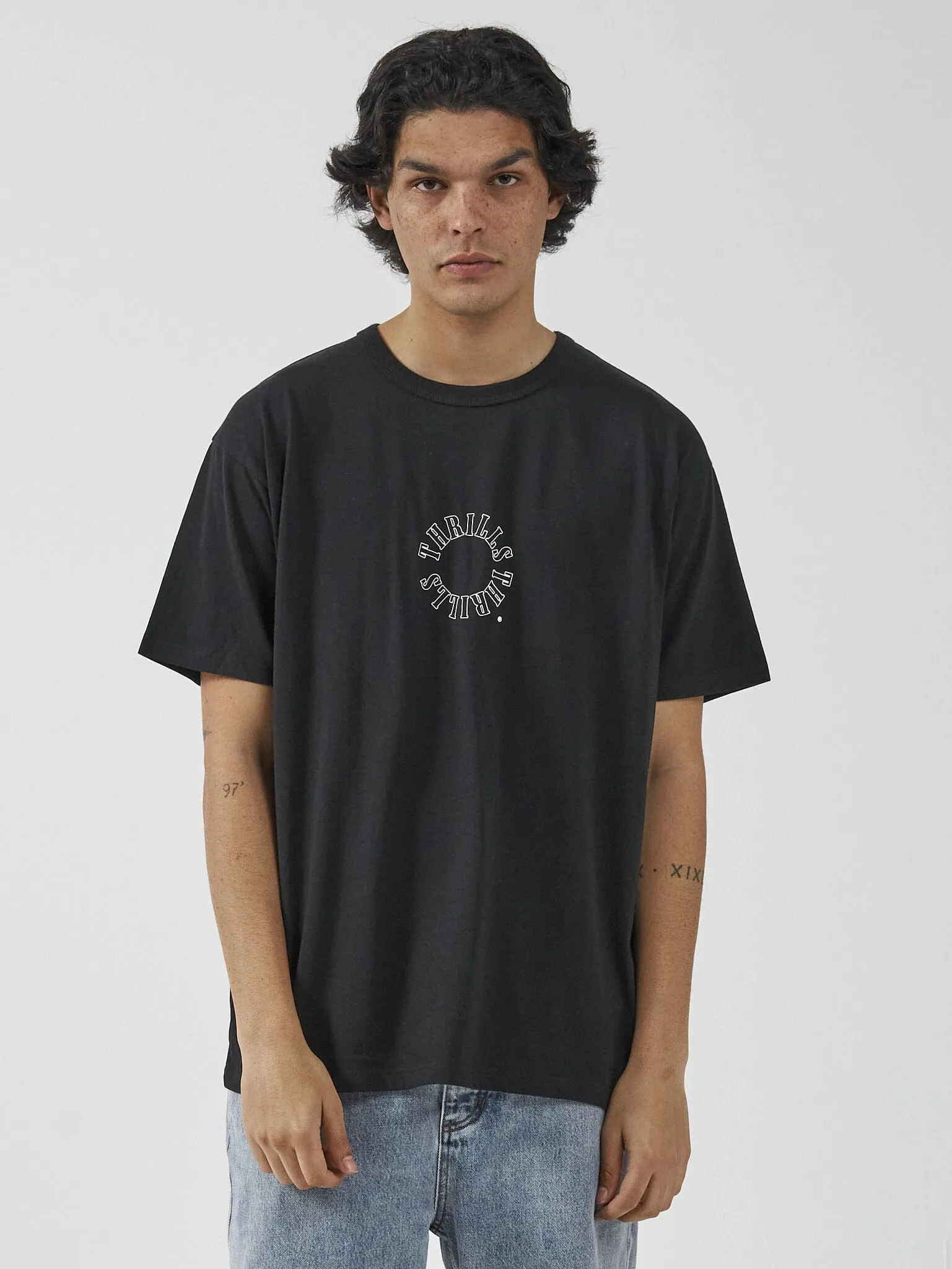 Revolutions Box Fit Tee - Black sold by Thrills