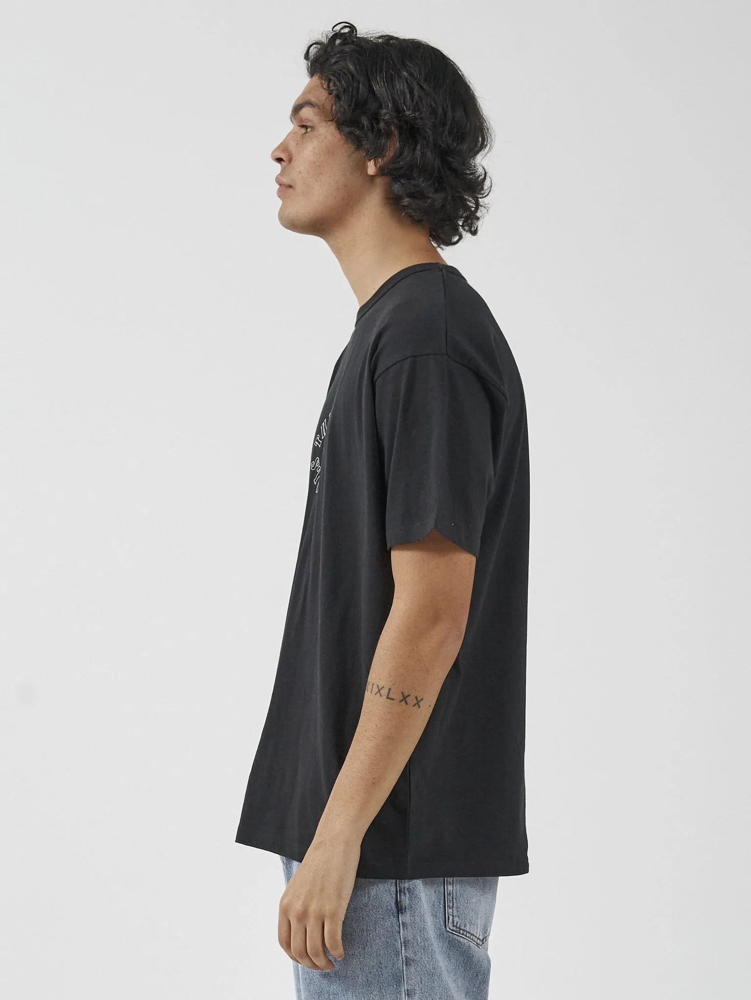 Revolutions Box Fit Tee - Black sold by Thrills product image thumbnail 2