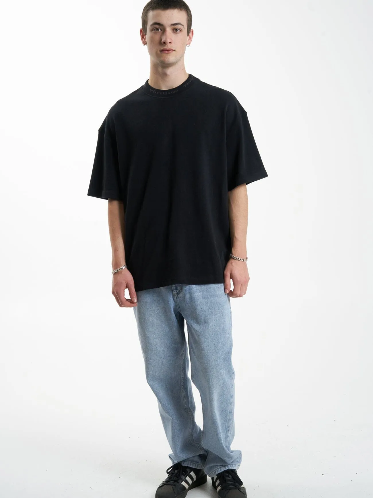 Cortex Box Fit Oversize Tee - Black sold by Thrills product image thumbnail 5