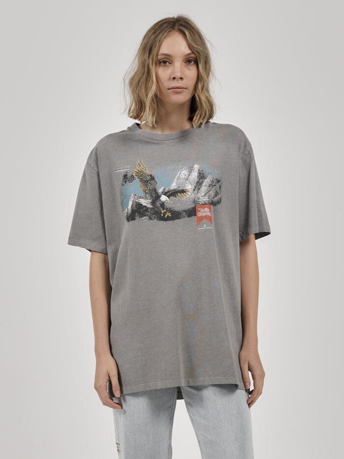 Survival Merch Fit Tee - Washed Grey sold by Thrills