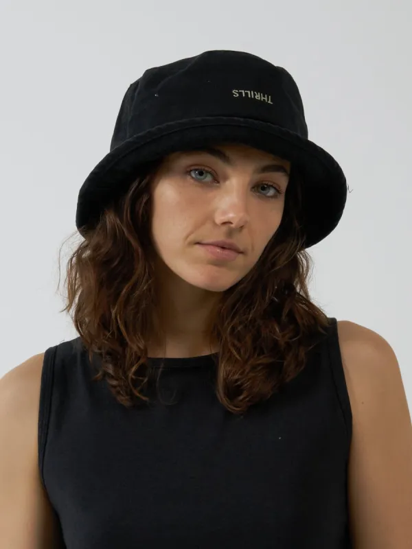 Minimal Thrills Bucket Hat - Merch Black sold by Thrills