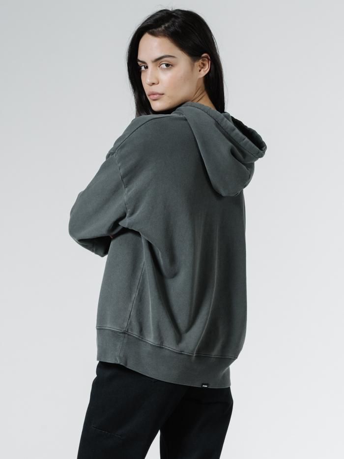 Talla Slouch Hoodie - Merch Black sold by Thrills product image thumbnail 2