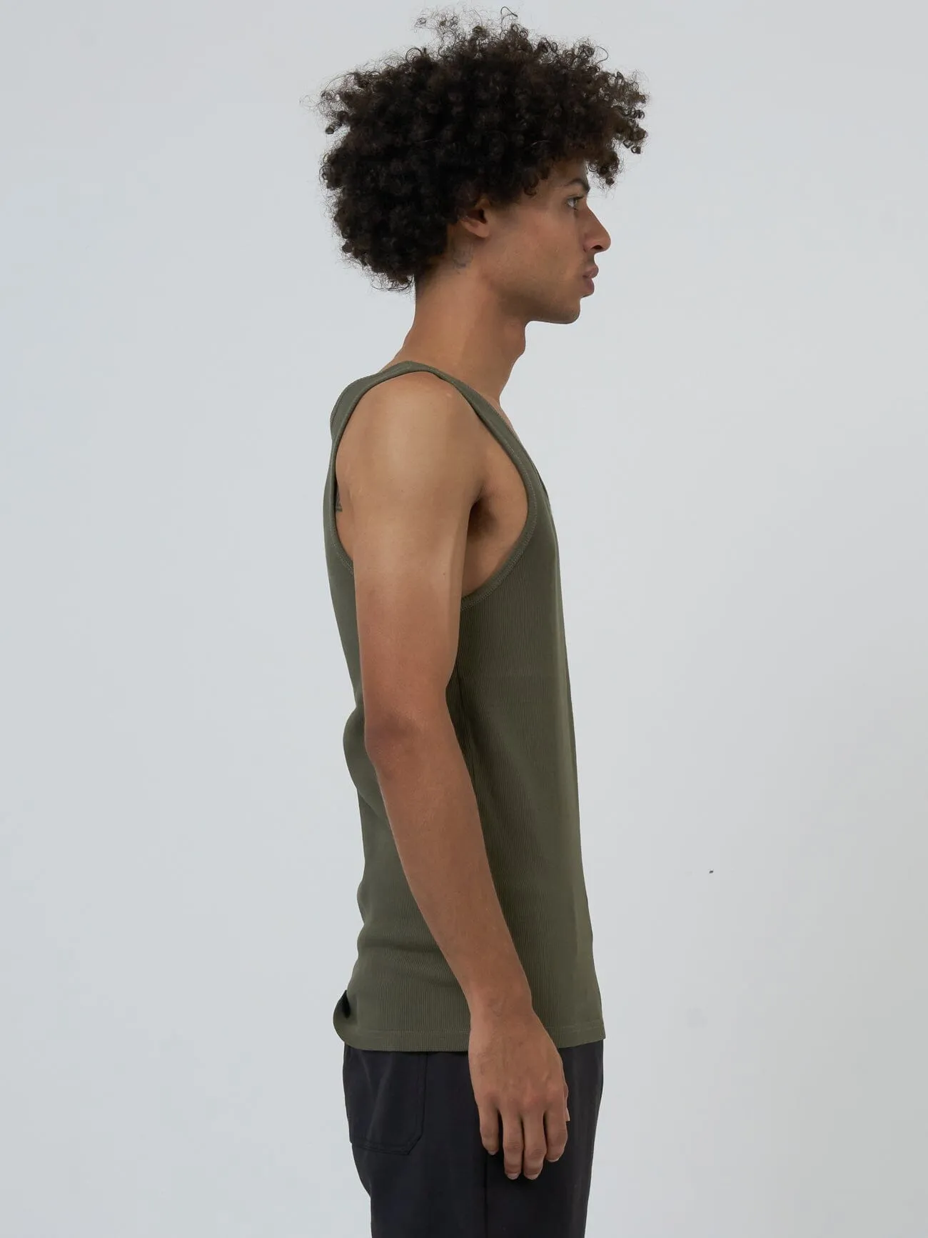 Endless Rib Tank - Deep Emerald sold by Thrills product image thumbnail 3