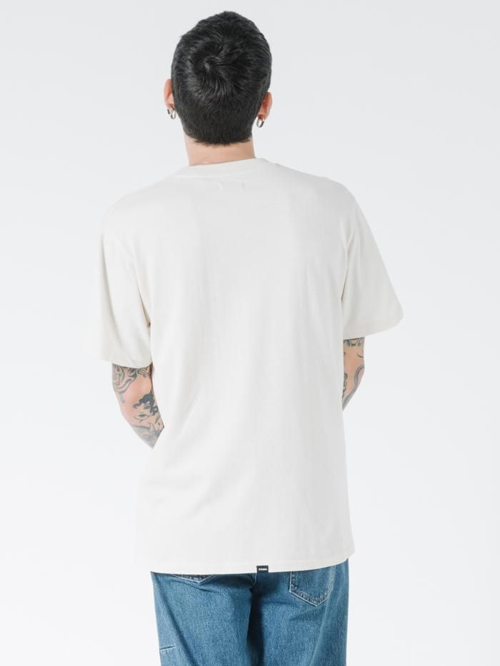 Tonal Stacked Thrills Company Merch Fit Tee - Unbleached sold by Thrills product image thumbnail 2